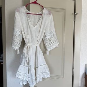 Spell & Gypsy Collective boho white mini, XL